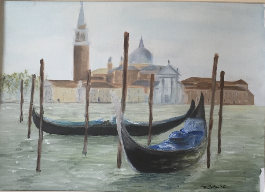 Venice - Oil on paper