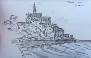 Jaffa, Israel - Pencil on Paper