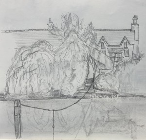 Symonds Yat - Pencil on Paper