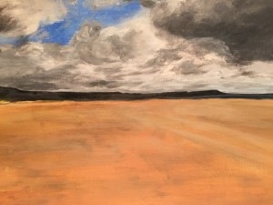 Beach - Acrylic on paper