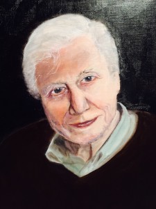 David - Oil on paper